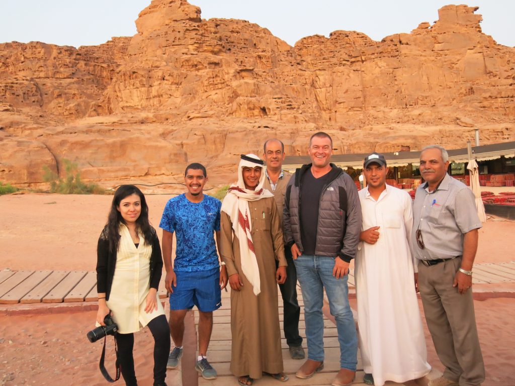 Group photo of DGS members on a geological field trip