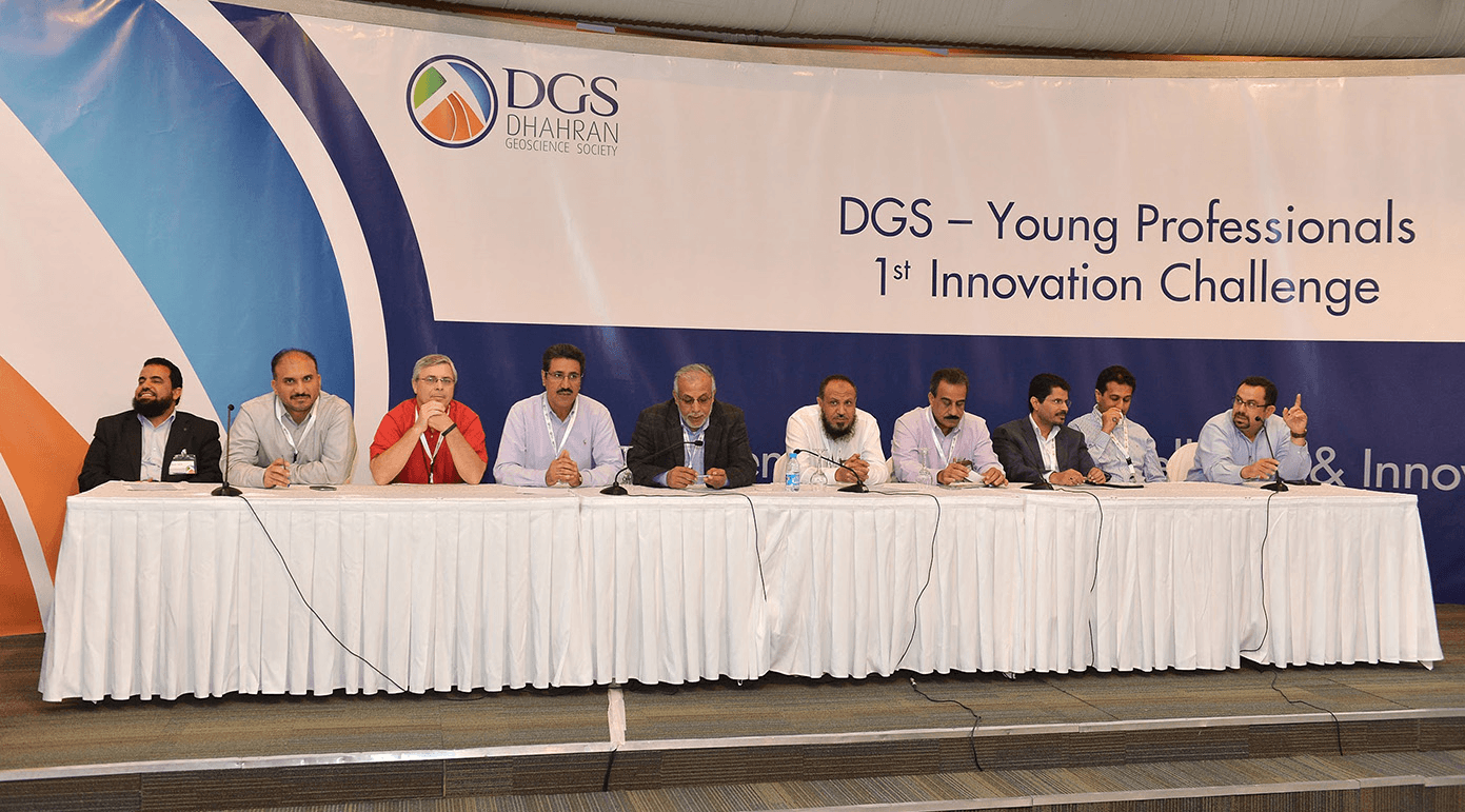 Judging panel at the DGS Young Professionals Innovation Challenge