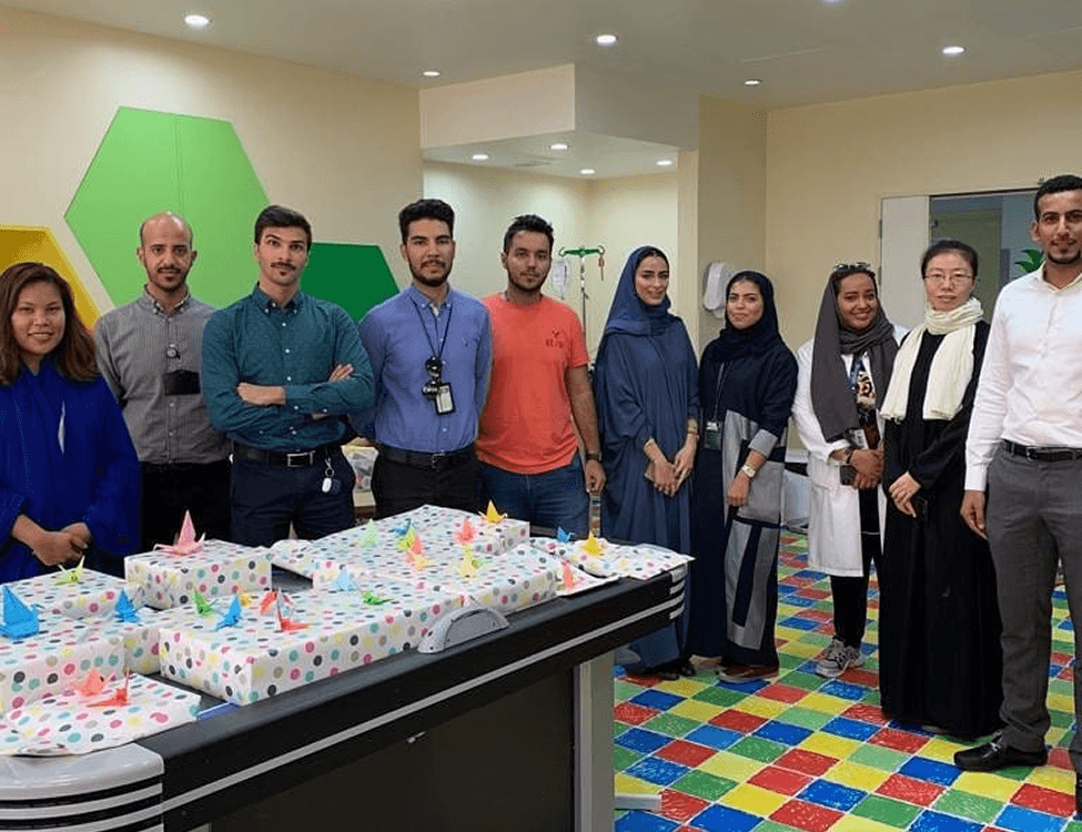 Student members taking part in a DGS activity