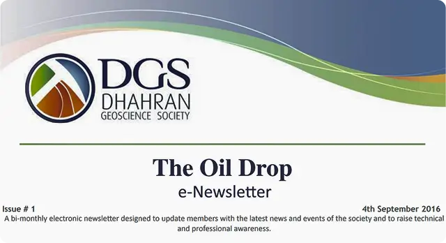 Cover of the DGS newsletter, Q1 2016