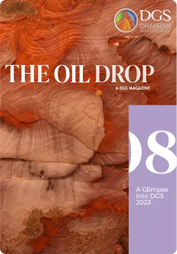 Cover of the DGS Oil Drop magazine, 2023 edition