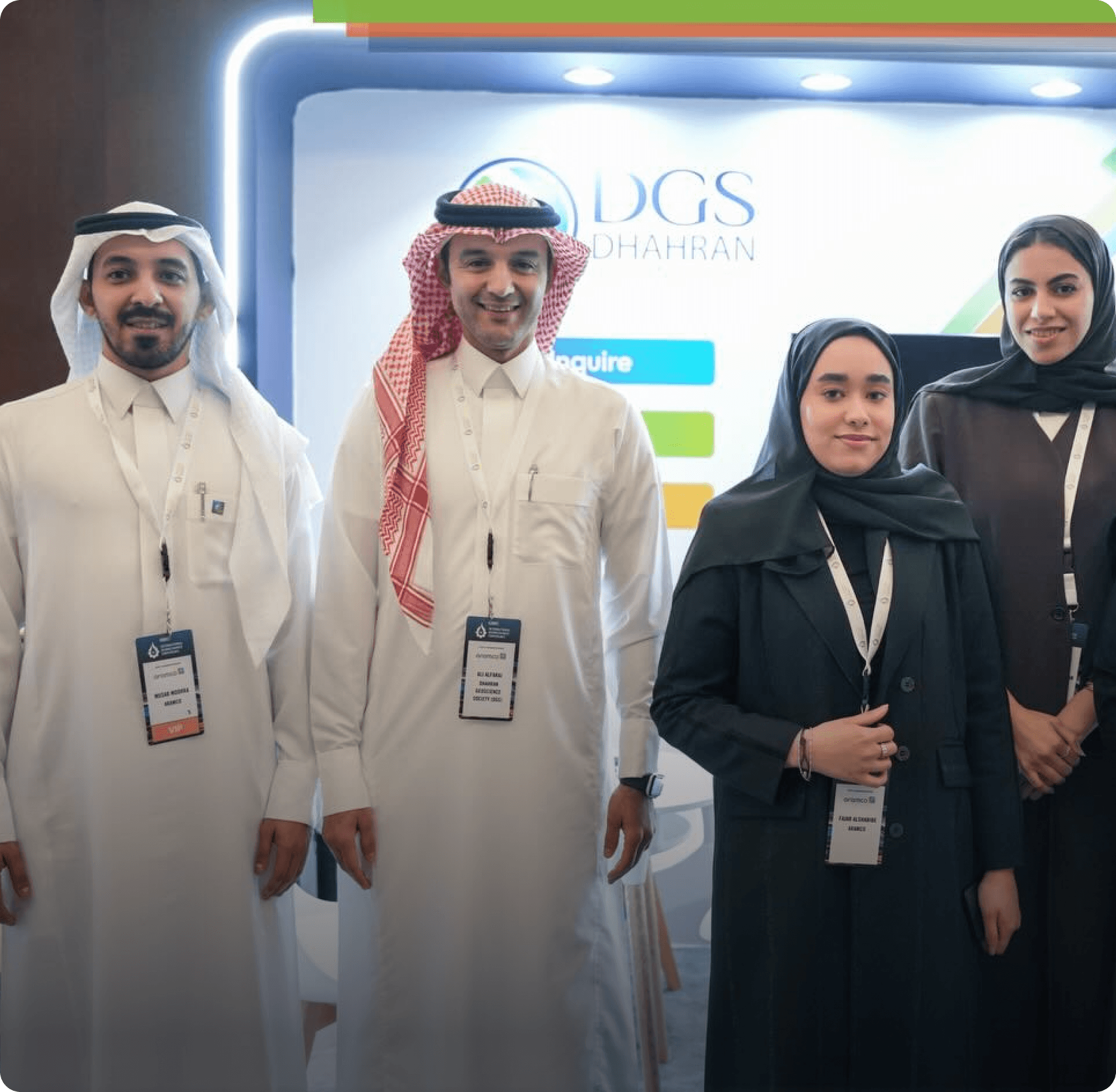DGS members at a society exhibition stand